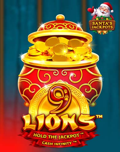 9 Lions Hold the Jackpot Santas Jackpots